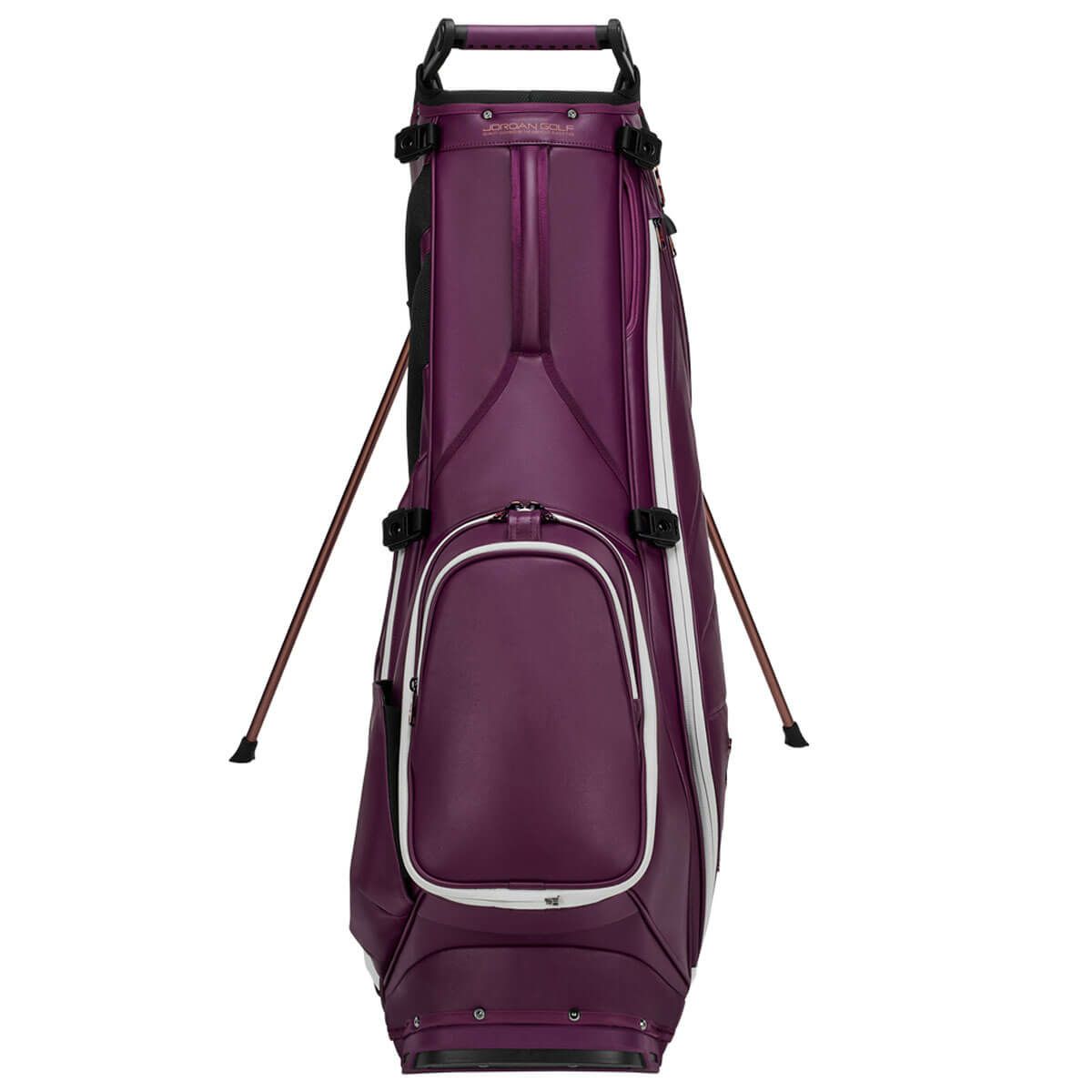 Jordan ジョーダン FADEAWAY フェイドアウェイ プレミアム スタンド キャディバッグ JD9902 615 ボルドー/セイル/メタリックゴールド ボルドー/セイル/ゴールド 詳細2