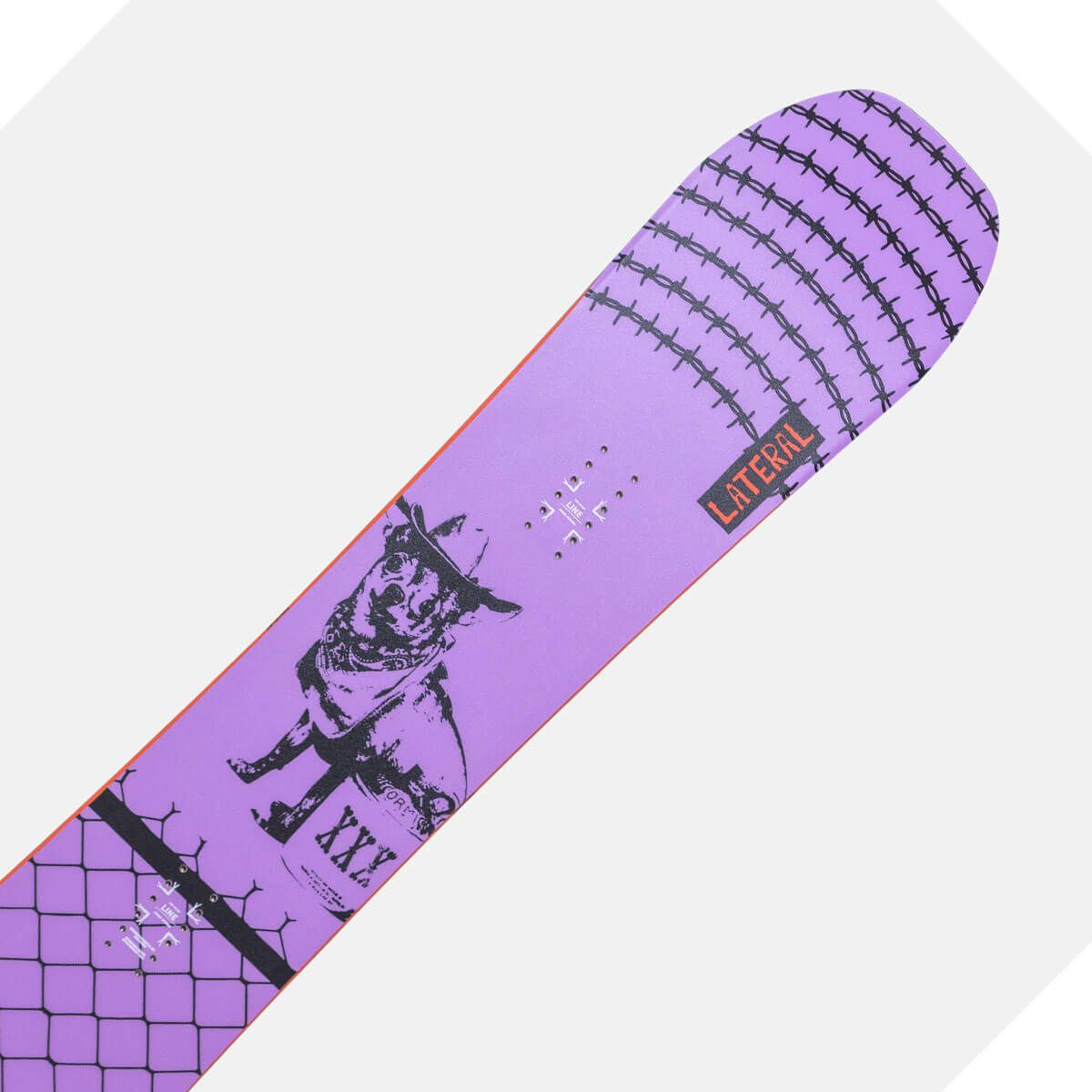 ライン LINE　LATERAL ラテラル　スノーボード 板 2025-2026 詳細3