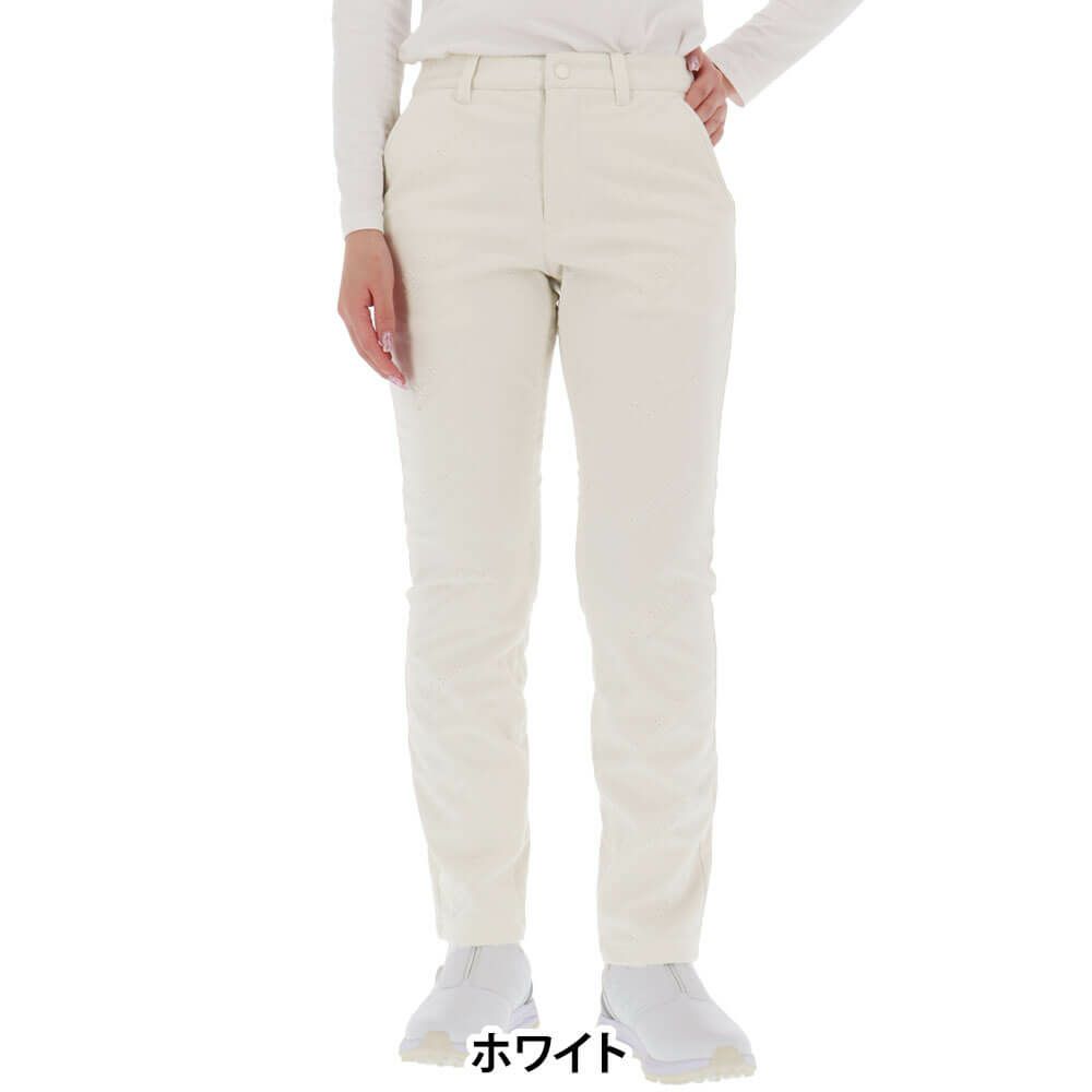 ジャックバニー Jack Bunny!!　レディース ラミネートスムース 裏地付き ロングパンツ 263-5231160　2025年モデル  詳細2