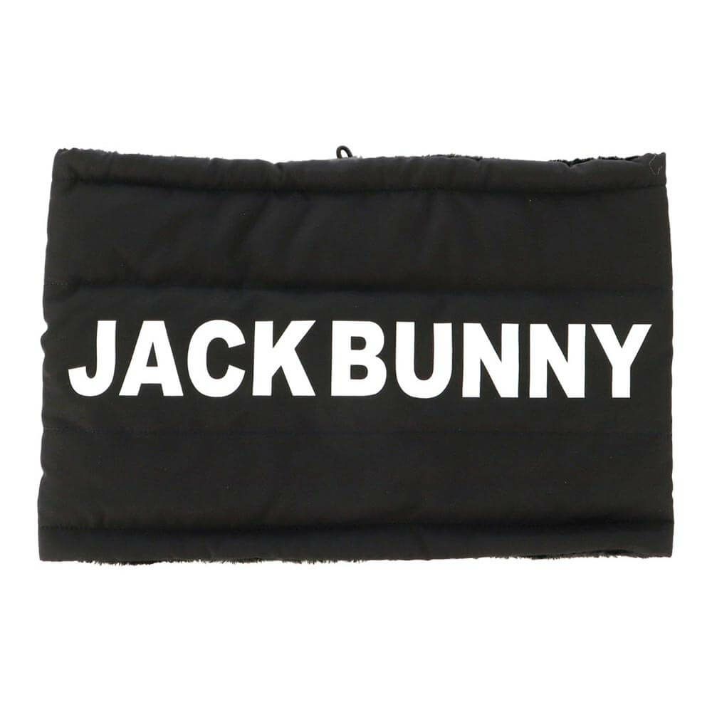 ジャックバニー Jack Bunny!!　ロゴデザイン ネックウォーマー 262-5283121 010 ブラック　2025年モデル  ブラック