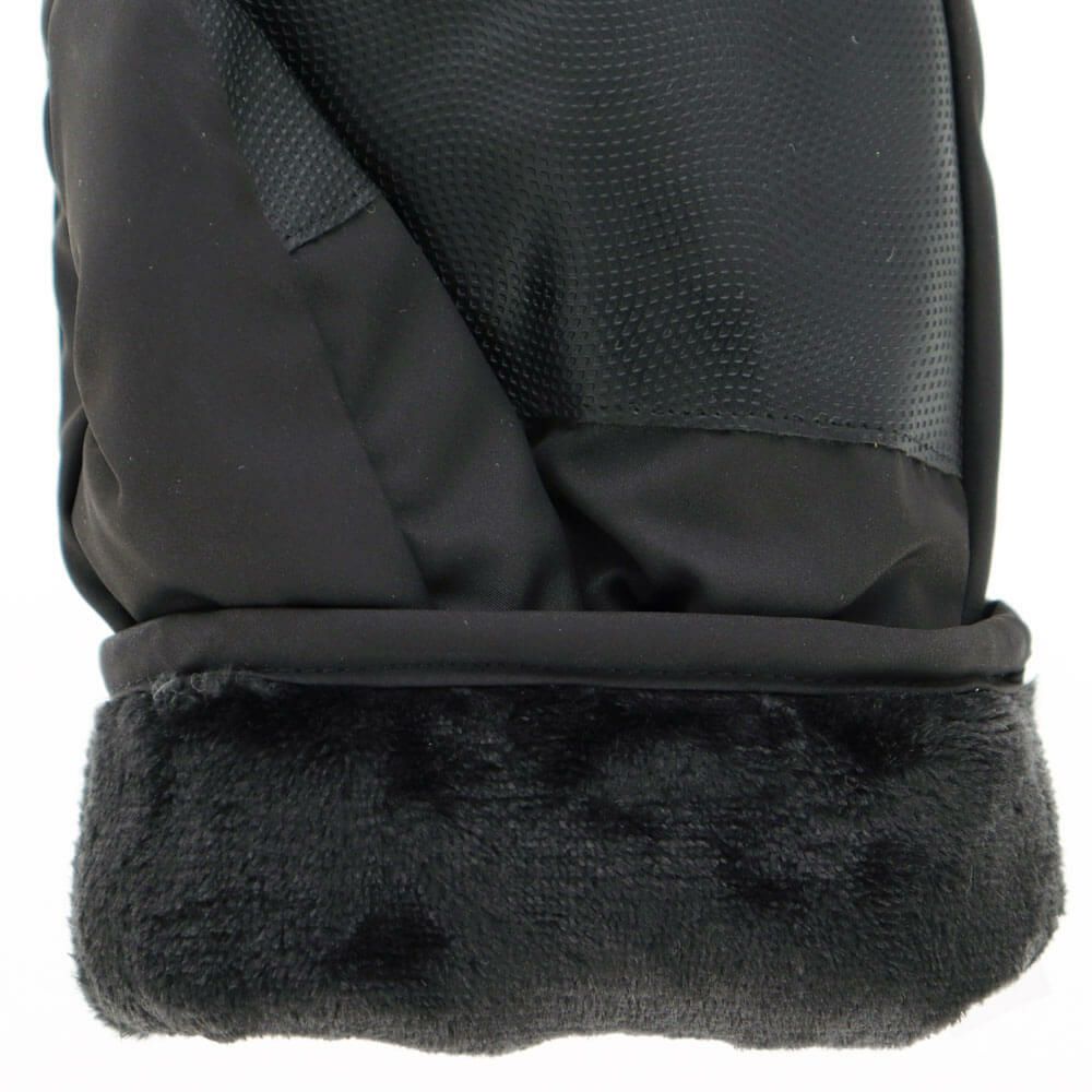 ジャックバニー Jack Bunny!!　裏起毛 ロゴデザイン ミトン 262-5283122 010 ブラック　2025年モデル  ブラック 詳細3