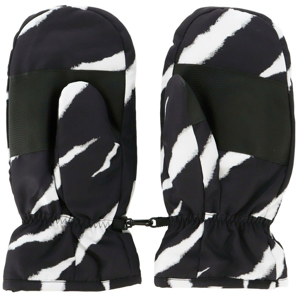 ジャックバニー Jack Bunny!!　裏起毛 ロゴデザイン ミトン 262-5283122 011 ゼブラ　2025年モデル  ゼブラ 詳細2