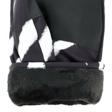 ジャックバニー Jack Bunny!!　裏起毛 ロゴデザイン ミトン 262-5283122 011 ゼブラ　2025年モデル  ゼブラ 詳細3