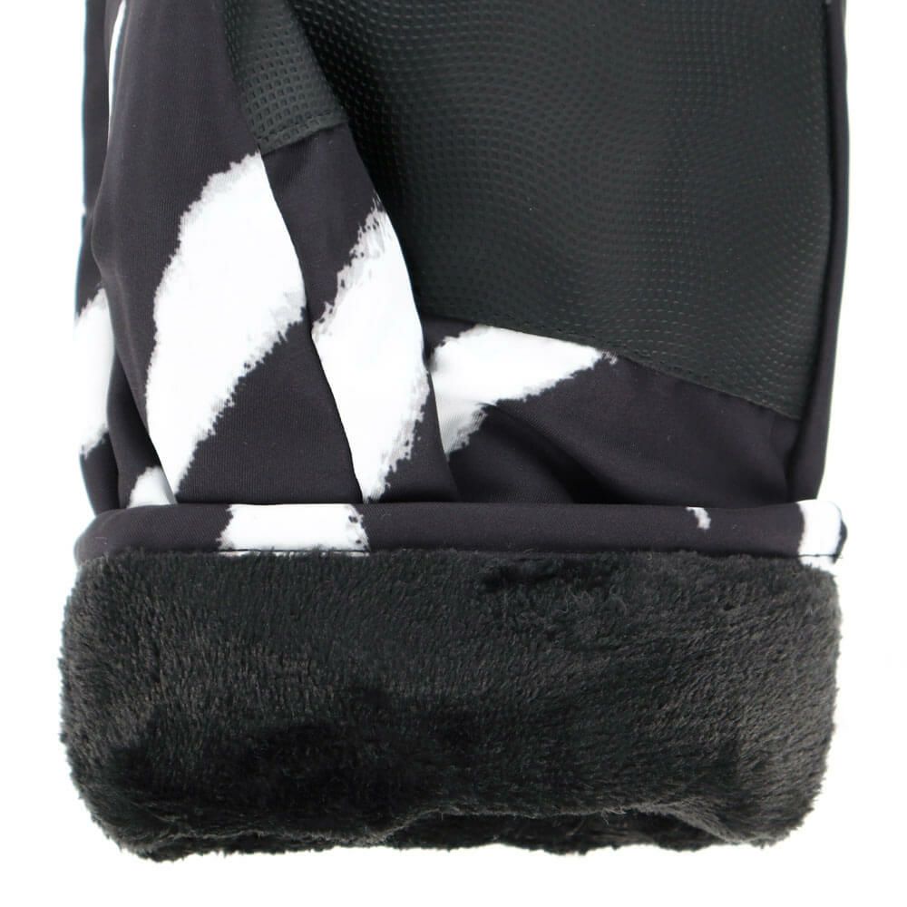 ジャックバニー Jack Bunny!!　裏起毛 ロゴデザイン ミトン 262-5283122 011 ゼブラ　2025年モデル  ゼブラ 詳細3