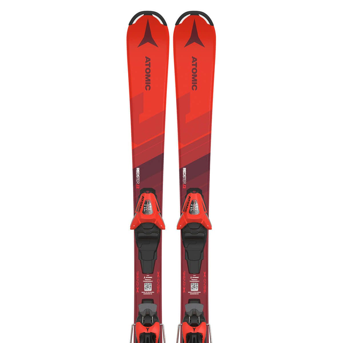 アトミック ATOMIC　REDSTER J2 100-120 + C 5 GW レッドスター J2 Red　ジュニア スキー板 ビンディングセット 2024-2025