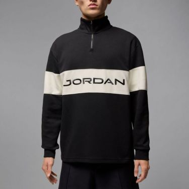 Jordan ジョーダン　メンズ フリース Dri-FIT ハーフジップ 長袖 HF9919 010 ブラック/セイル/ダークシャドウ ブラック/セイル/ダークシャドウ