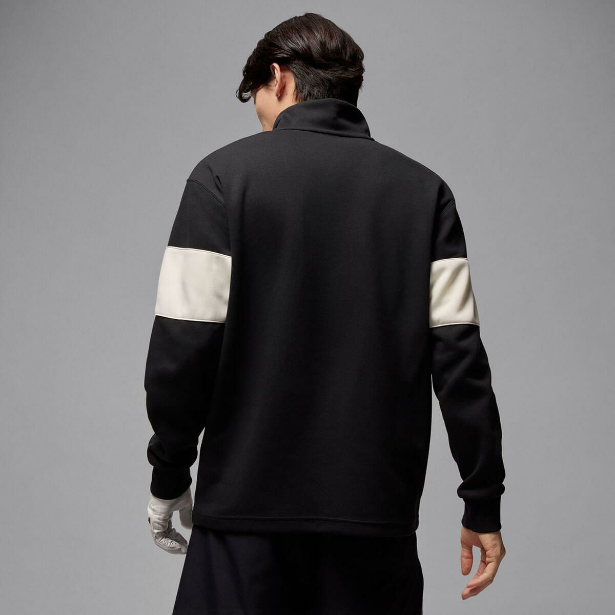 Jordan ジョーダン　メンズ フリース Dri-FIT ハーフジップ 長袖 HF9919 010 ブラック/セイル/ダークシャドウ 詳細2