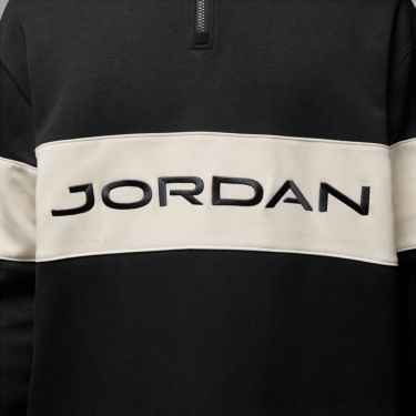 Jordan ジョーダン　メンズ フリース Dri-FIT ハーフジップ 長袖 HF9919 010 ブラック/セイル/ダークシャドウ 詳細3
