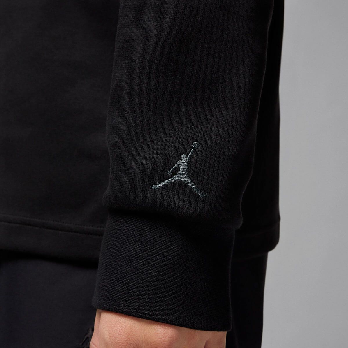 Jordan ジョーダン　メンズ フリース Dri-FIT ハーフジップ 長袖 HF9919 010 ブラック/セイル/ダークシャドウ 詳細4