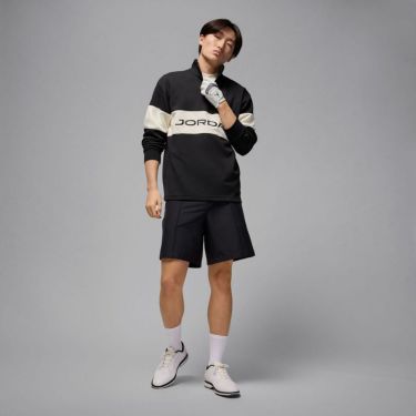 Jordan ジョーダン　メンズ フリース Dri-FIT ハーフジップ 長袖 HF9919 010 ブラック/セイル/ダークシャドウ 詳細7