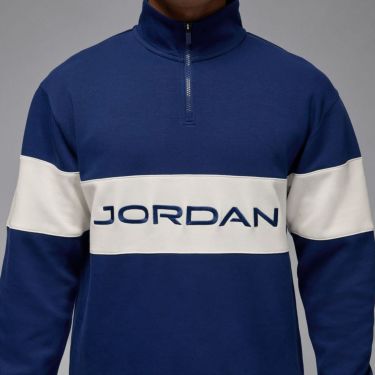 Jordan ジョーダン　メンズ フリース Dri-FIT ハーフジップ 長袖 HF9919 492 ブルーボイド/セイル/ブルーボイド ブルーボイド/セイル/ブルーボイド
