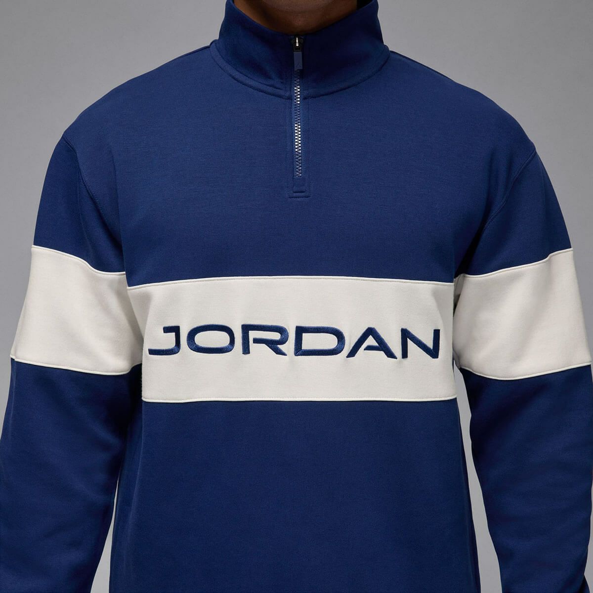 Jordan ジョーダン　メンズ フリース Dri-FIT ハーフジップ 長袖 HF9919 492 ブルーボイド/セイル/ブルーボイド ブルーボイド/セイル/ブルーボイド