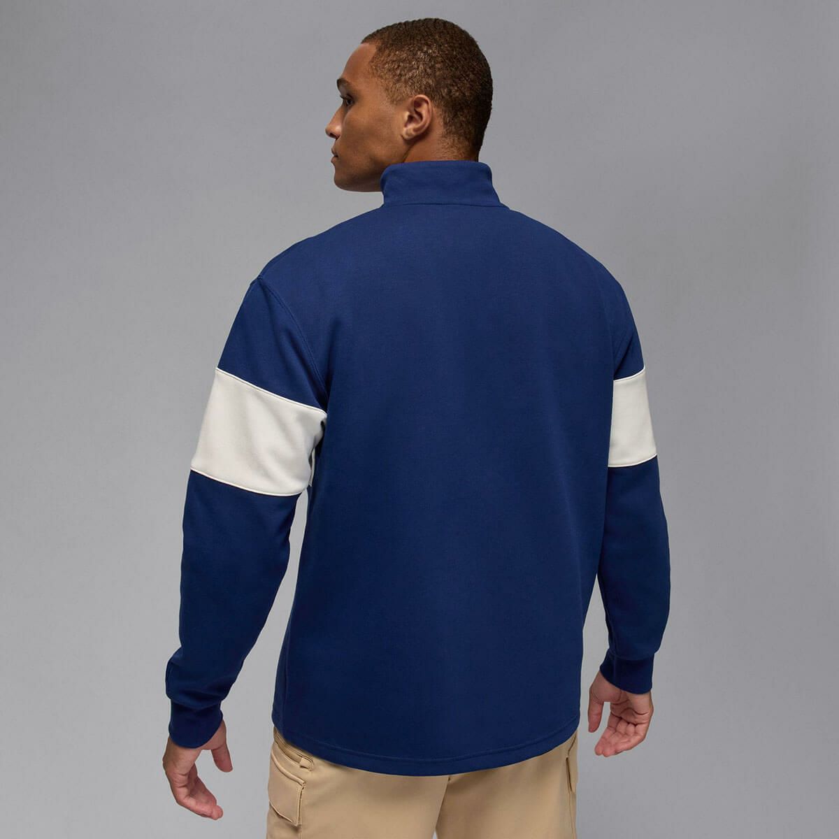 Jordan ジョーダン　メンズ フリース Dri-FIT ハーフジップ 長袖 HF9919 492 ブルーボイド/セイル/ブルーボイド 詳細2