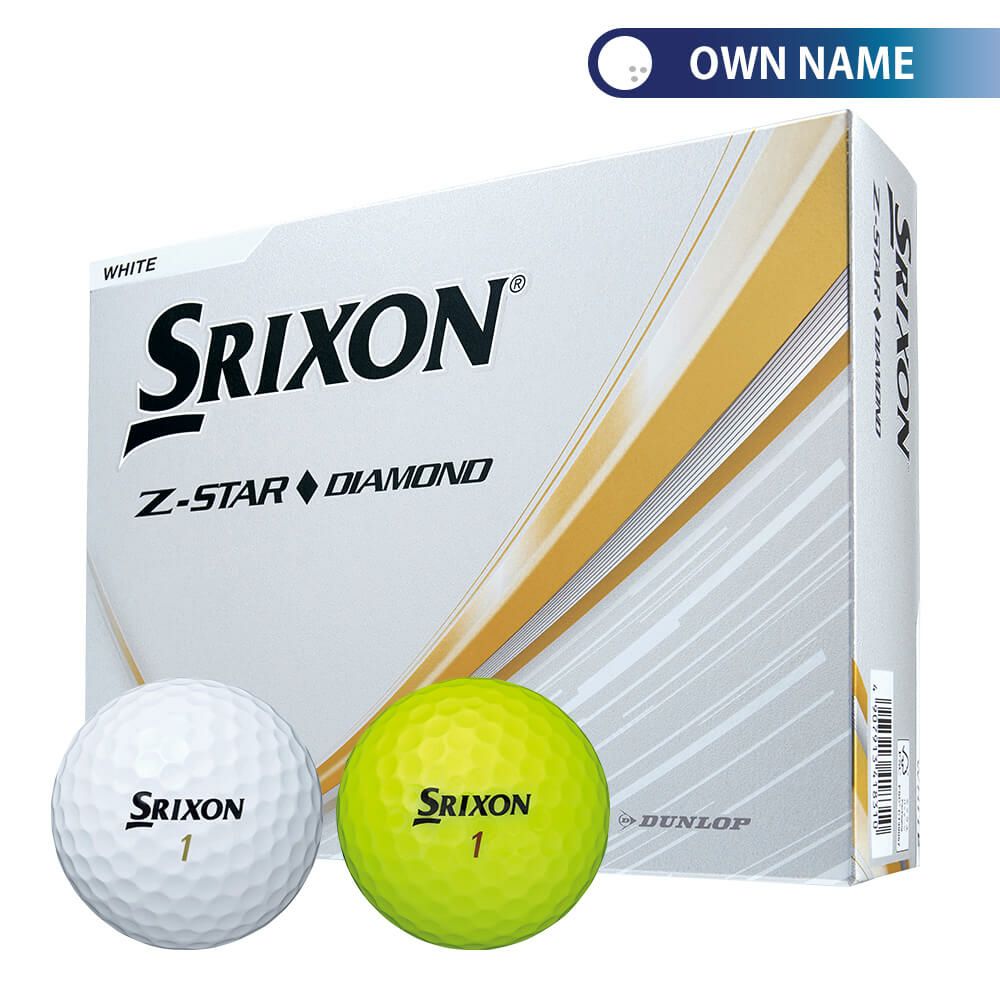 オウンネーム専用　スリクソン Z-STAR ◆ 2025年モデル ゴルフボール 1ダース （12球入り） 詳細1
