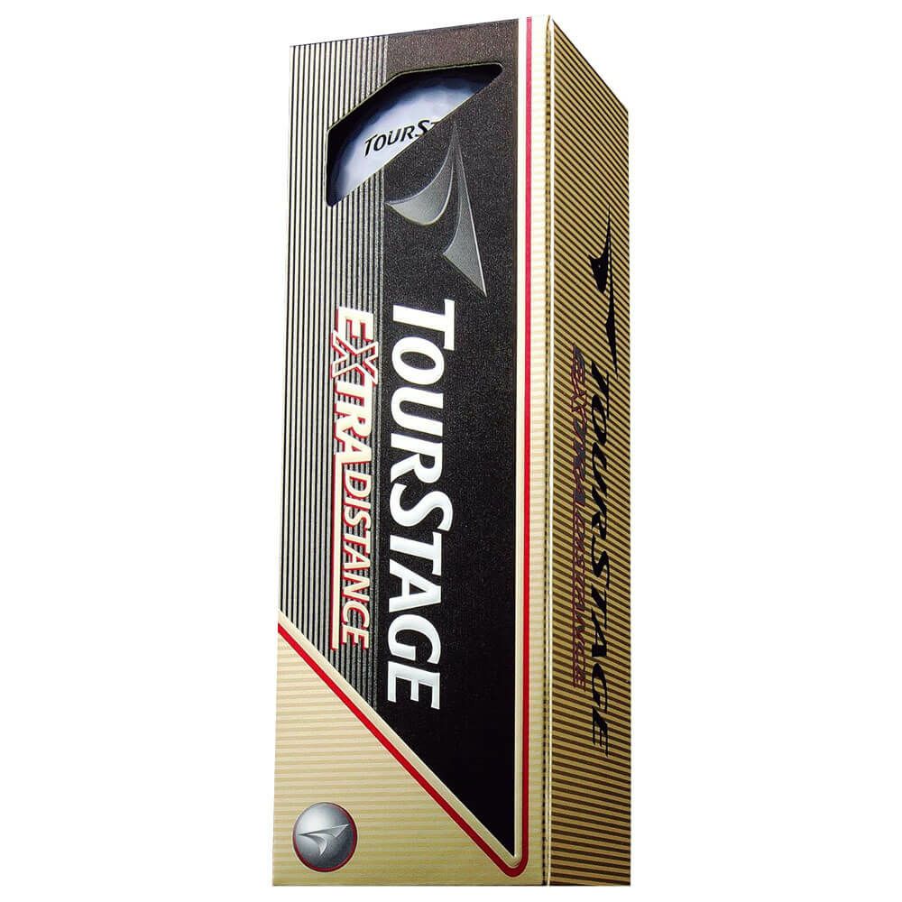 ブリヂストン TOURSTAGE EXTRA DISTNACE ツアーステージ エクストラディスタンス ゴルフボール 1ダース（12球入り）　ホワイト詳細3
