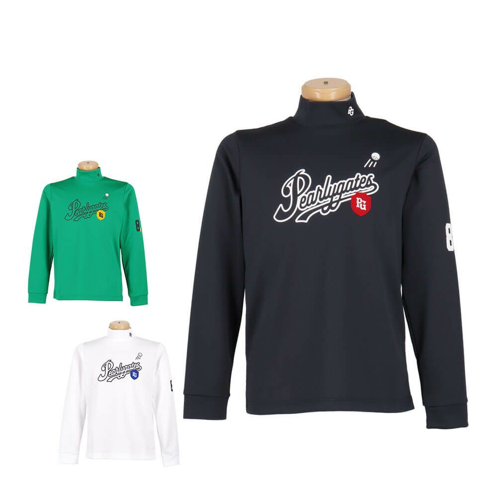 パーリーゲイツ PEARLY GATES メンズ 鹿の子ダンボールゼブラ 長袖