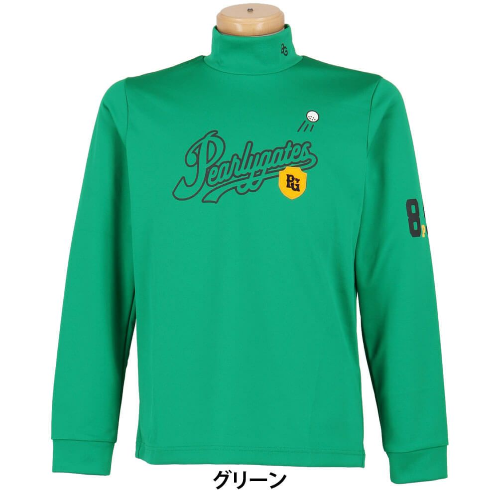 パーリーゲイツ PEARLY GATES メンズ 鹿の子ダンボールゼブラ 長袖