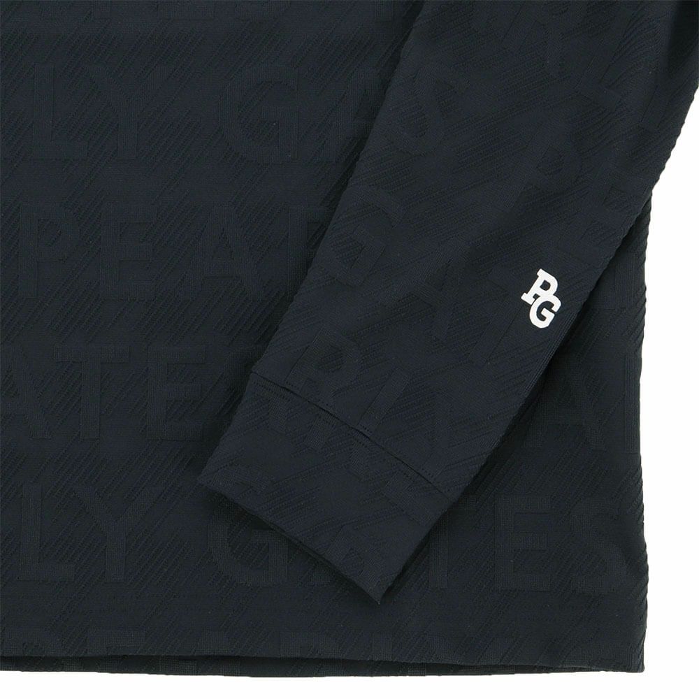 パーリーゲイツ PEARLY GATES　メンズ 3Dベアジャガード 長袖 ハイネック カットソー 053-5266005　2025年モデル 詳細1 詳細10