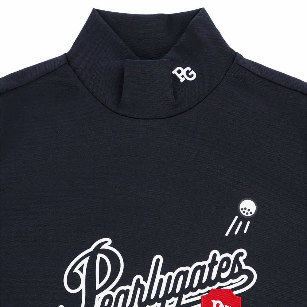 パーリーゲイツ PEARLY GATES　レディース 鹿の子ダンボールゼブラ 長袖 ハイネック カットソー 055-5266002　2025年モデル 詳細1 詳細8