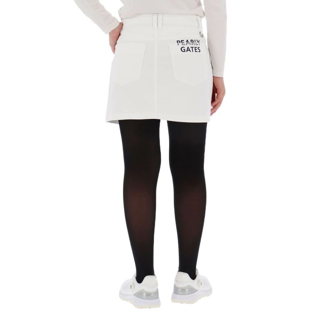 パーリーゲイツ PEARLY GATES　レディース ストレッチドビーツイル スカート 055-5234022　2025年モデル 詳細1 詳細3