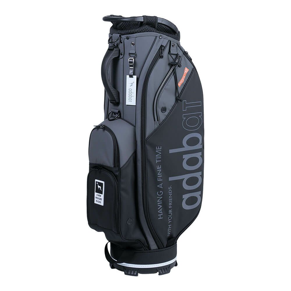 アダバット adabat　カジュアルデザイン メンズ キャディバッグ ABC438 GB グレー/ブラック　2026年モデル グレー/ブラック