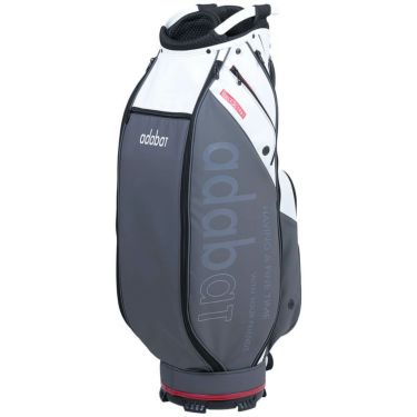 アダバット adabat　カジュアルデザイン メンズ キャディバッグ ABC438 WG ホワイト/グレー　2026年モデル ホワイト/グレー 詳細2