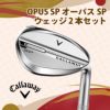 キャロウェイ　OPUS SP オーパスSP クロム仕上げ ウェッジ2本セット　N.S.PRO 950GH neo スチールシャフト