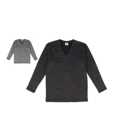 B.V.D. メンズ 瞬暖 Vネック 長袖 Tシャツ GR098BPS 詳細1