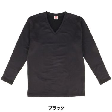 B.V.D. メンズ 瞬暖 Vネック長袖Tシャツ GR098BPS　詳細2