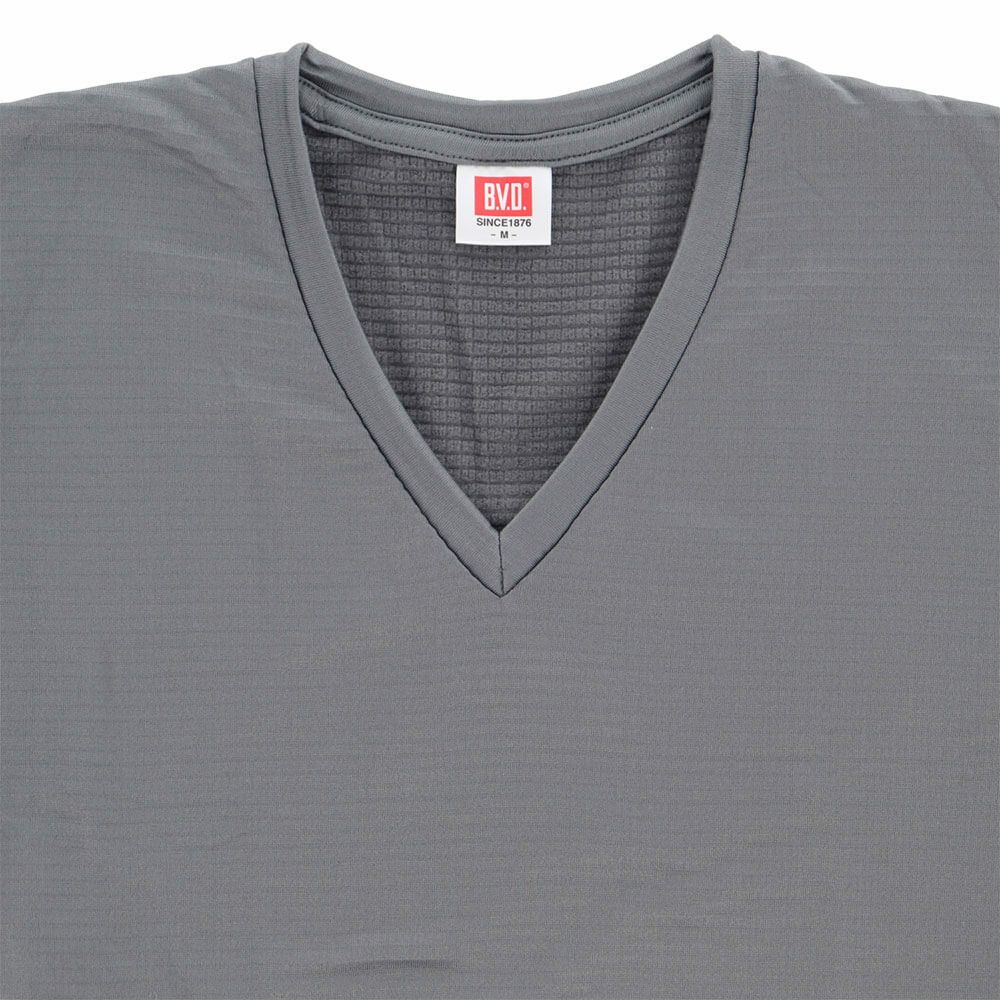 B.V.D. メンズ 瞬暖 Vネック長袖Tシャツ GR098BPS　詳細6