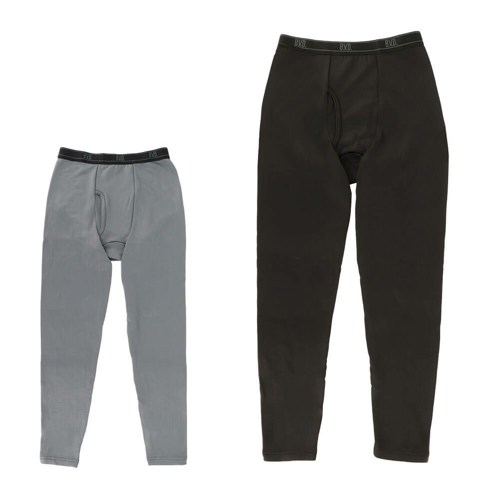 B.V.D. メンズ 瞬暖 GRID-TEC グリッドテック 裏起毛 ロングスパッツ GR099CPS