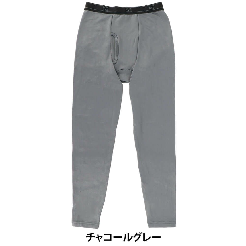 B.V.D. メンズ 瞬暖GRID-TEC 裏起毛 ロングスパッツ GR099CPS　詳細4