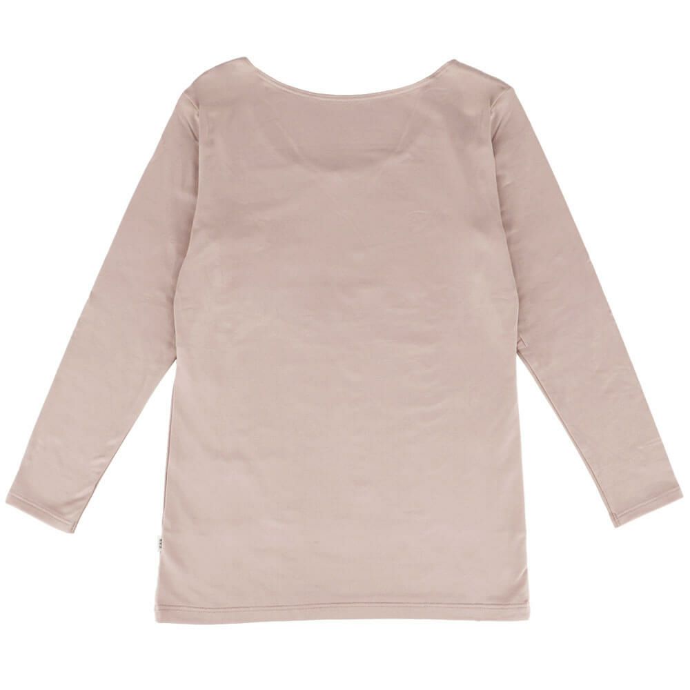 B.V.D. レディース 瞬暖 あったかインナー 裏起毛 8分袖シャツ BAKH38B　詳細3