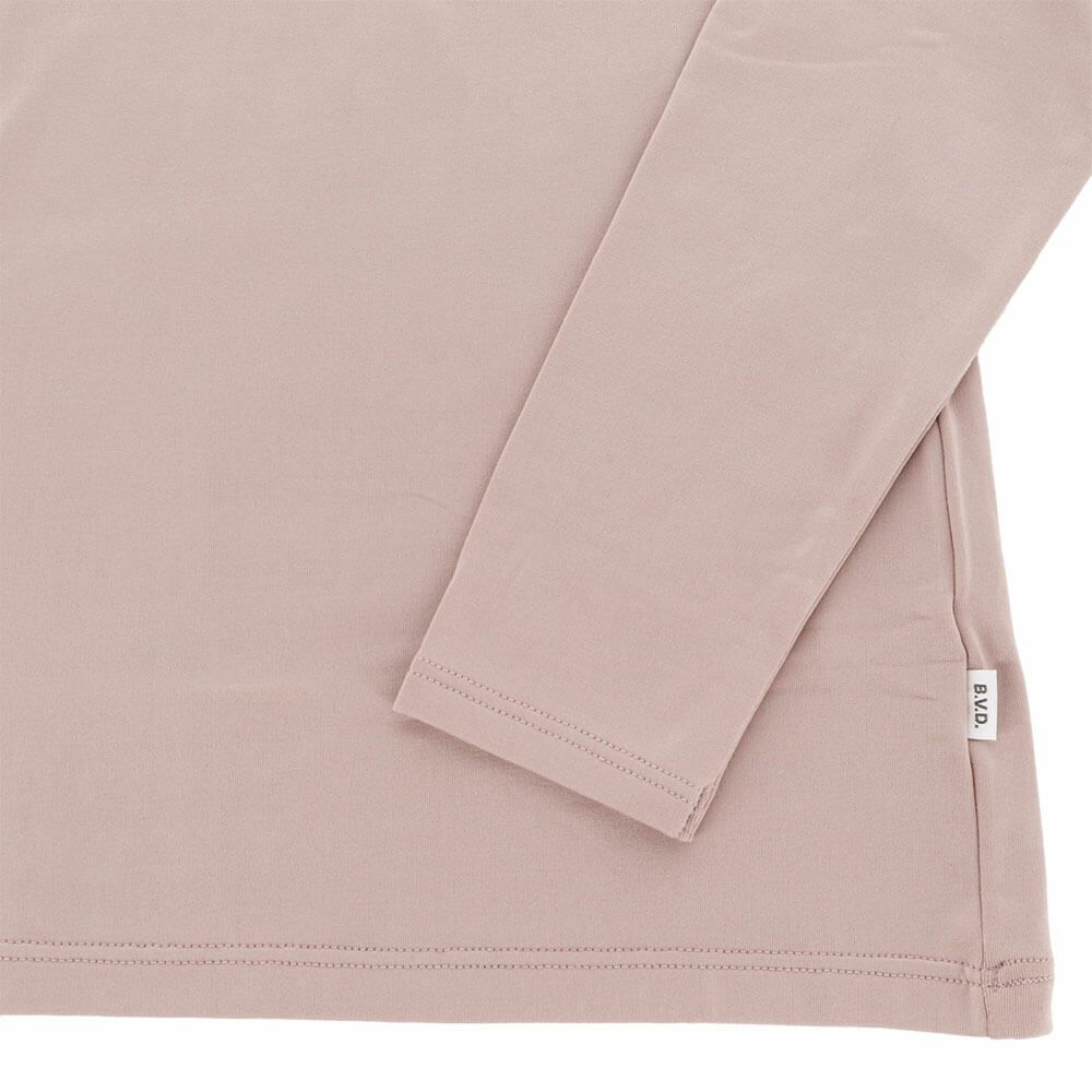 B.V.D. レディース 瞬暖 あったかインナー 裏起毛 8分袖シャツ BAKH38B　詳細5