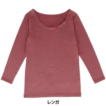B.V.D. レディース 瞬暖 あったかインナー 裏起毛 8分袖シャツ BAKH38B　詳細8