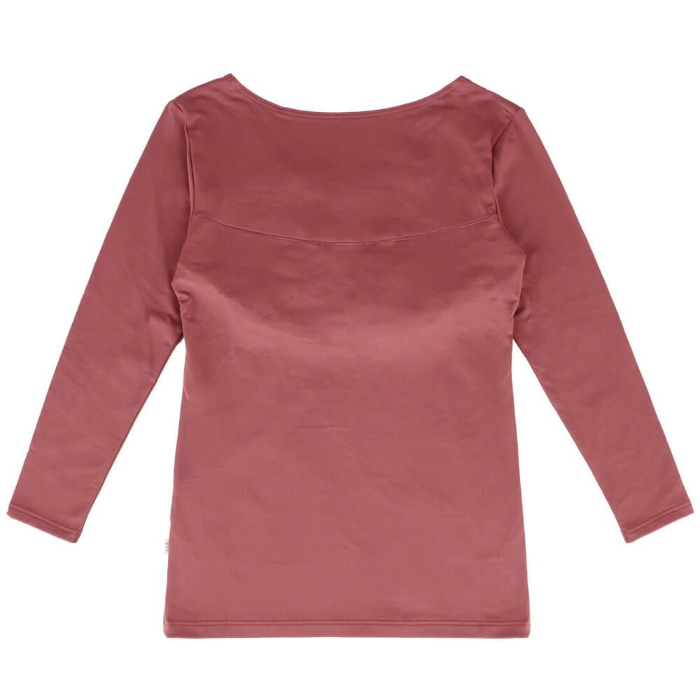 B.V.D. レディース 瞬暖 あったかインナー 裏起毛 カップ付き8分袖シャツ BAKH96B　詳細7