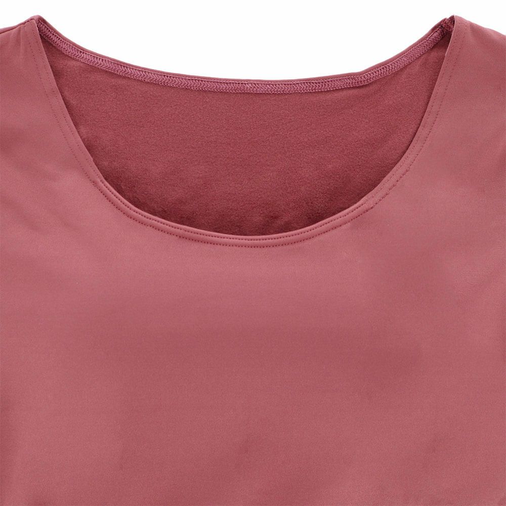 B.V.D. レディース 瞬暖 あったかインナー 裏起毛 カップ付き8分袖シャツ BAKH96B　詳細8