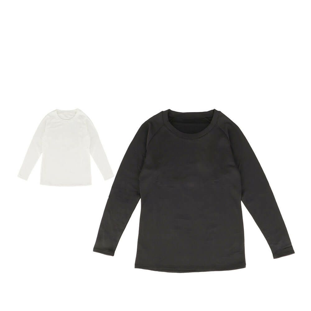 B.V.D. レディース 瞬暖 GRID-TEC グリッドテック 裏起毛 10分袖 シャツ BAKU30