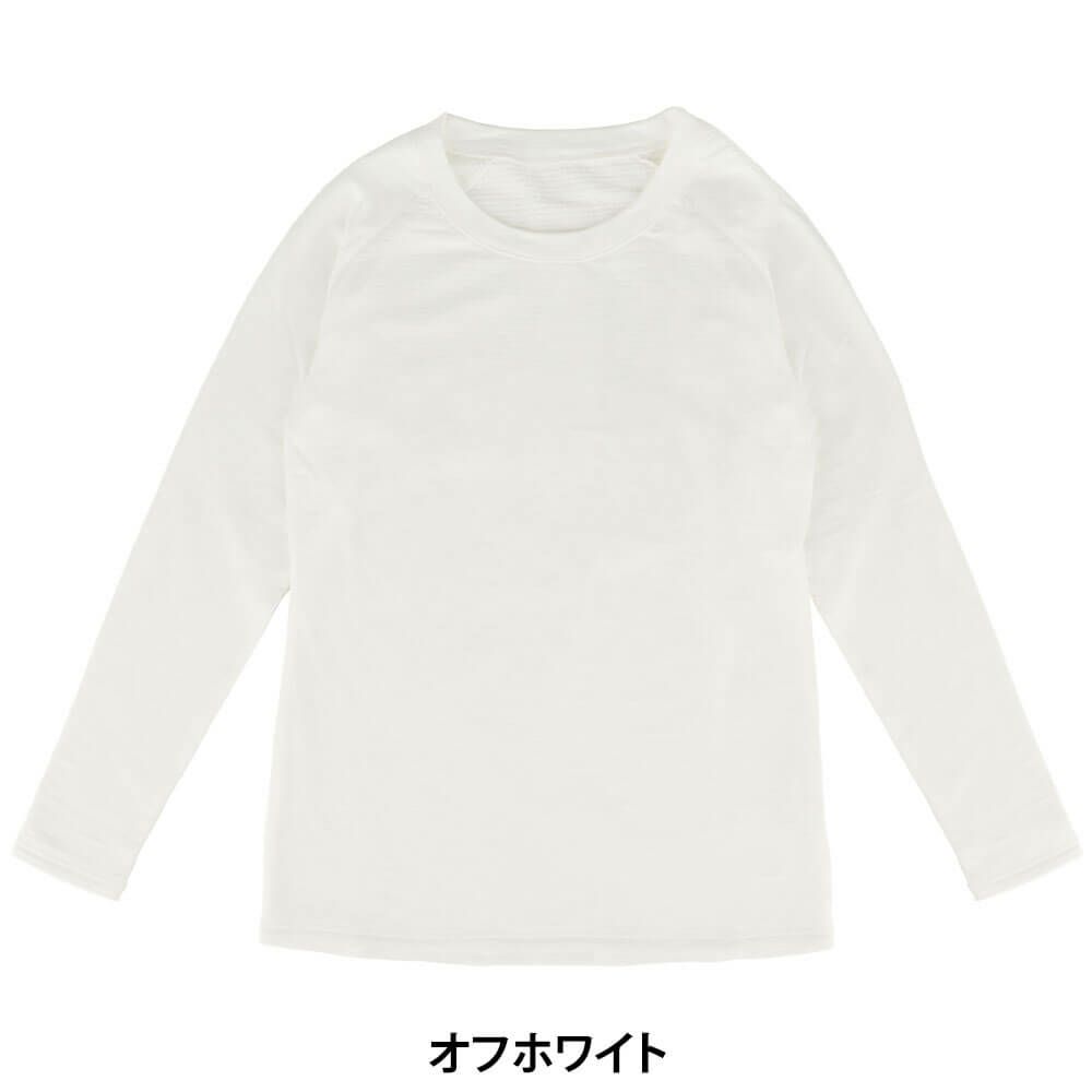 B.V.D. レディース 瞬暖 グリッドテック 裏起毛 10分袖シャツ BAKU30　詳細2