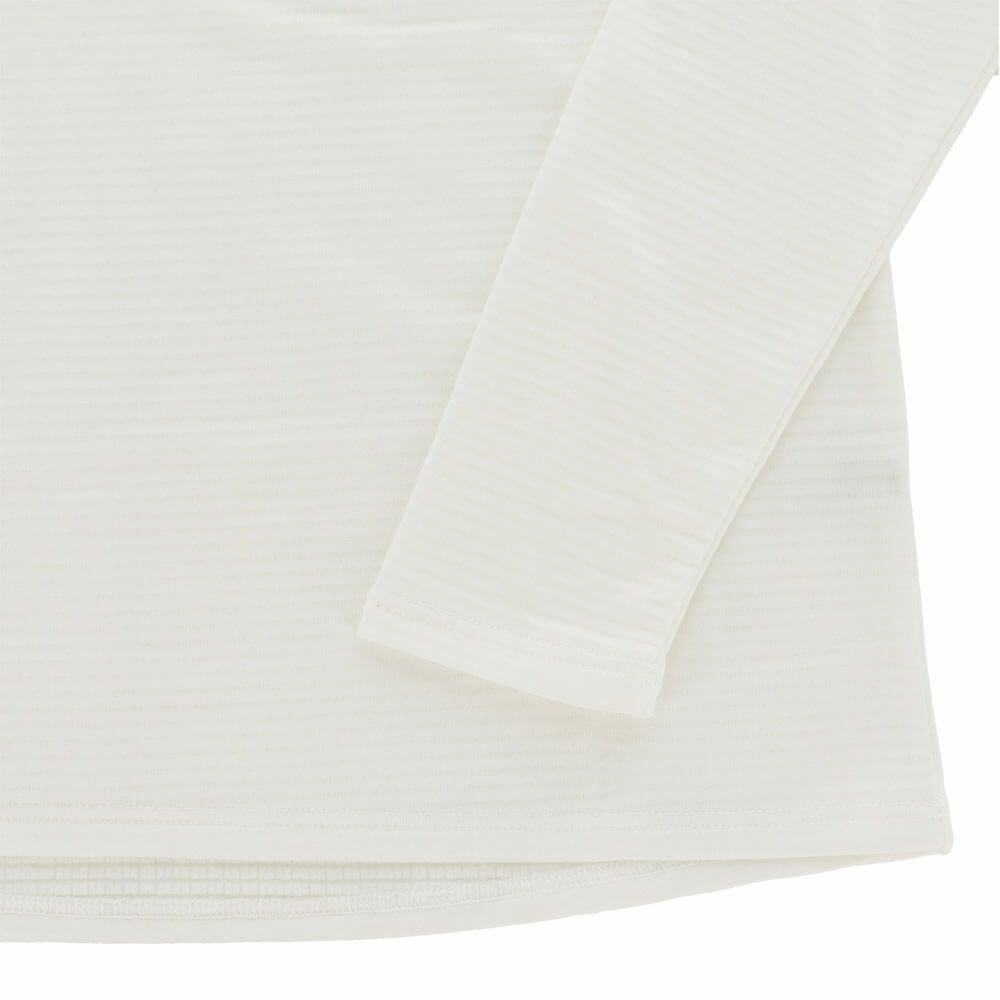 B.V.D. レディース 瞬暖 グリッドテック 裏起毛 10分袖ハイネックシャツ（LLサイズ） BAKU40　詳細5