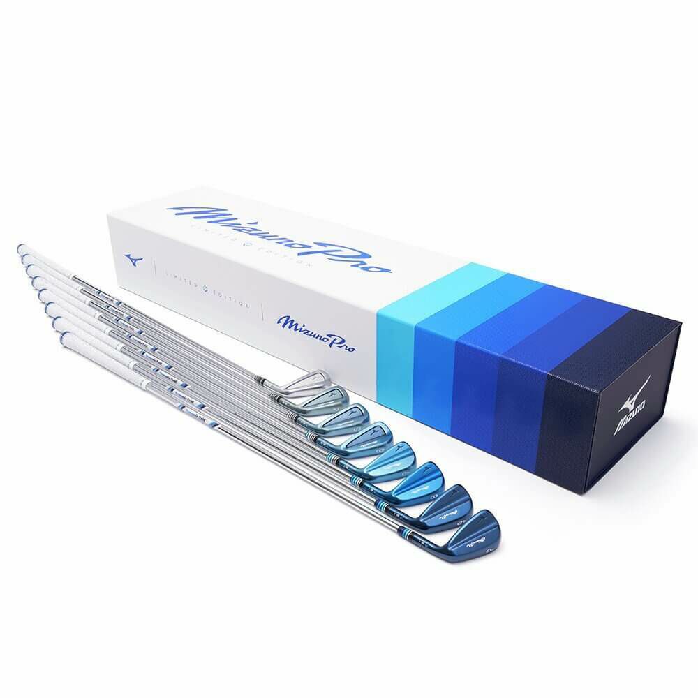 Mizuno Pro ミズノプロ Ice Blue Limited Edition アイアン　8本セット（＃3～9、PW）　ダイナミックゴールド Tour Issue スチールシャフト　2026年モデル 詳細6