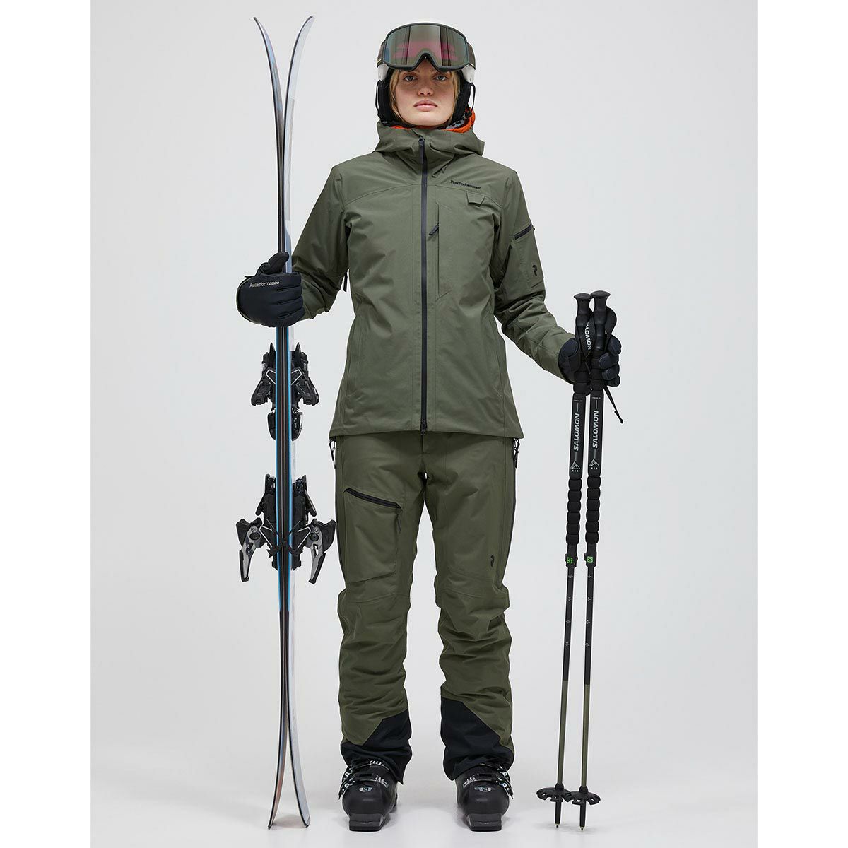 ピークパフォーマンス PEAK PERFORMANCE　スキー スノーボードウェア ジャケット W Alpine Gore-Tex 2L Jacket G79066 2024-2025 PINE NEEDLE 詳細11