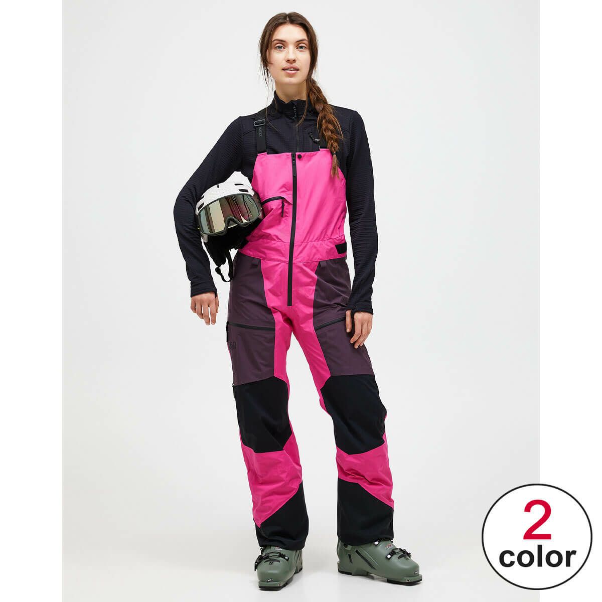 ピークパフォーマンス PEAK PERFORMANCE　スキー スノーボードウェア パンツ W Vertical Gore-Tex Pro Bib Pants G79147 2024-2025