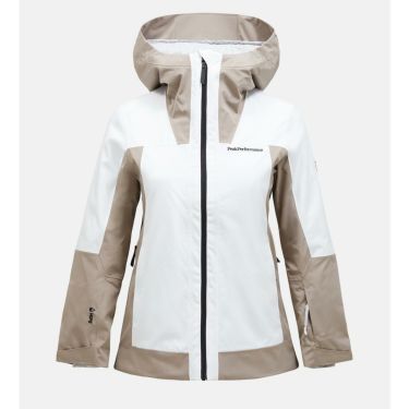 ピークパフォーマンス PEAK PERFORMANCE　スキー スノーボードウェア ジャケット W Rider Tech Insulated Jacket G79822 2024-2025 OFFWHITE 詳細2