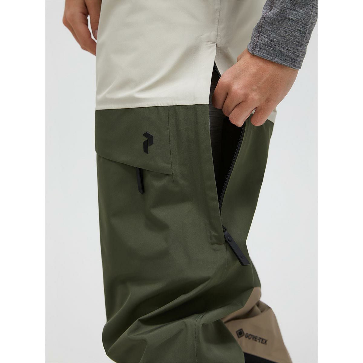 ピークパフォーマンス PEAK PERFORMANCE　スキー スノーボードウェア パンツ W Gravity Gore-Tex 3L Pants G80359 2024-2025 SAND FOG 詳細4