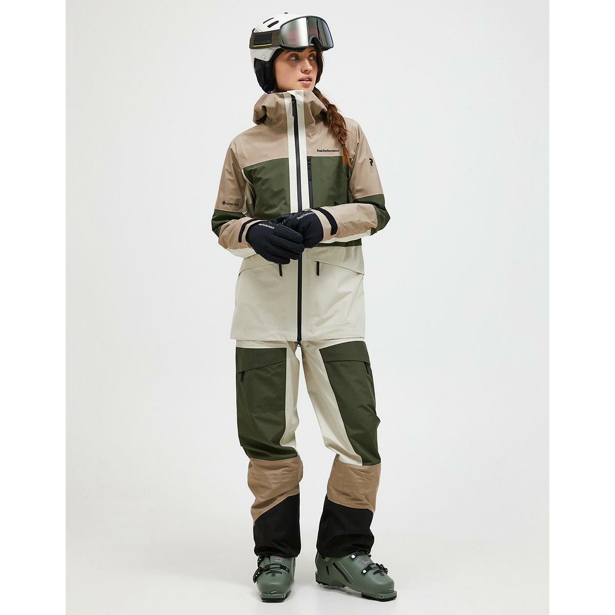 ピークパフォーマンス PEAK PERFORMANCE　スキー スノーボードウェア ジャケット W Gravity Gore-Tex 3L Jacket G80360 2024-2025 AVID BEIGE 詳細10