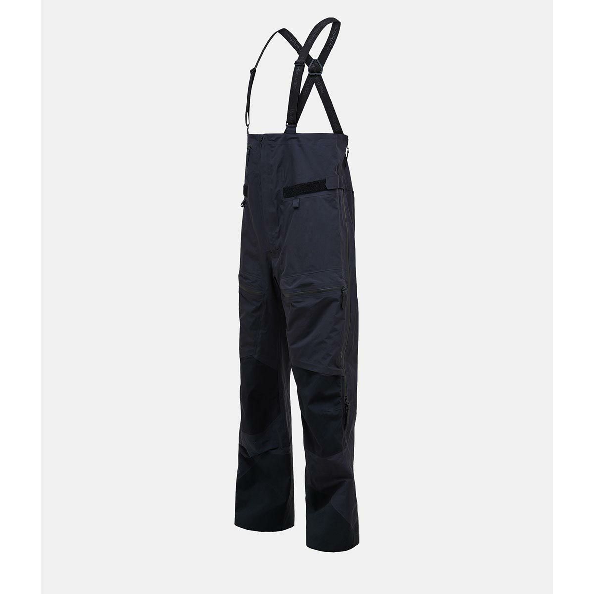 ピークパフォーマンス PEAK PERFORMANCE　スキー スノーボードウェア メンズ バーティカルゴアテックスプロビブパンツ M Vertical Gore-Tex Pro Bib Pants G79146 2024-2025 BLACK 詳細2