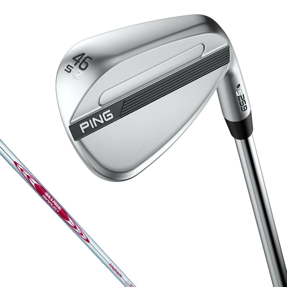 ピン PING　s259 ハイドロパールクローム仕上げ ウェッジ 46～56°　N.S.PRO MODUS3 TOUR 105 スチールシャフト　2026年モデル 詳細1