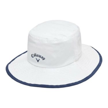 キャロウェイ Callaway　レディース レインハット C26988201 1030 ホワイト　2026年モデル ホワイト