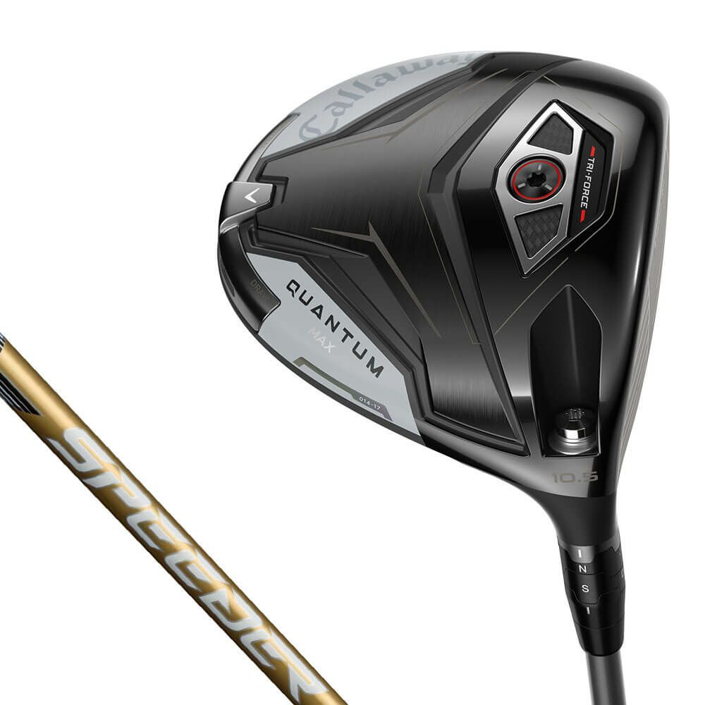 クアンタム マックス メンズ ドライバー　SPEEDER NX GOLD 50 カーボンシャフト